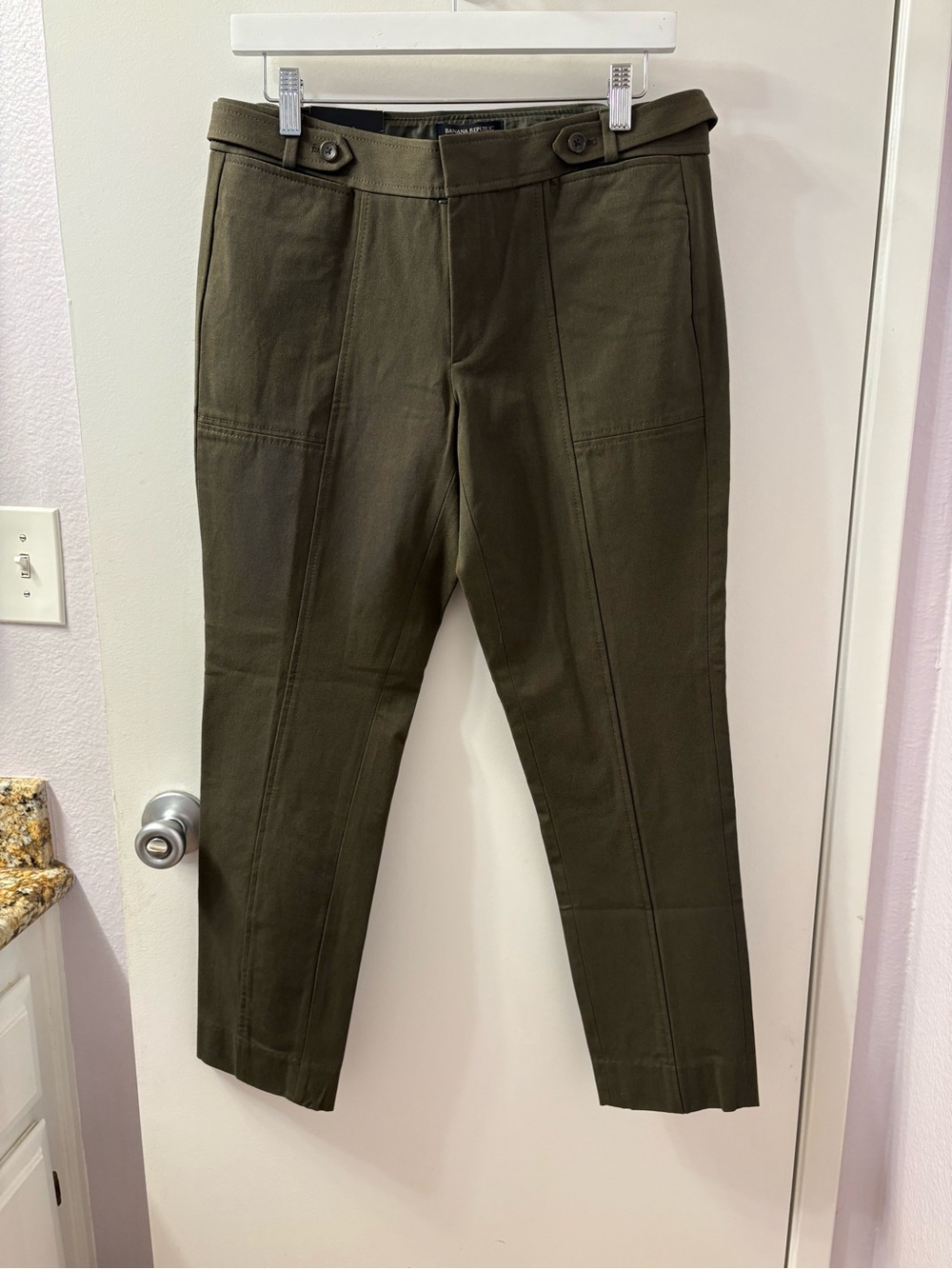 Banana Republic Sloan Size 8 NWT Waist 16 Slim Ankle Pants